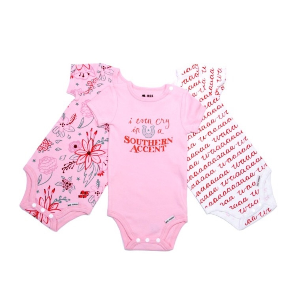 Funny baby onsies 3 pack
