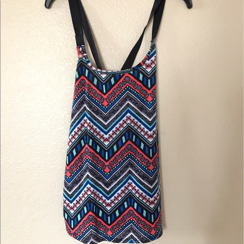 Tribal Print Workout Top/Tank