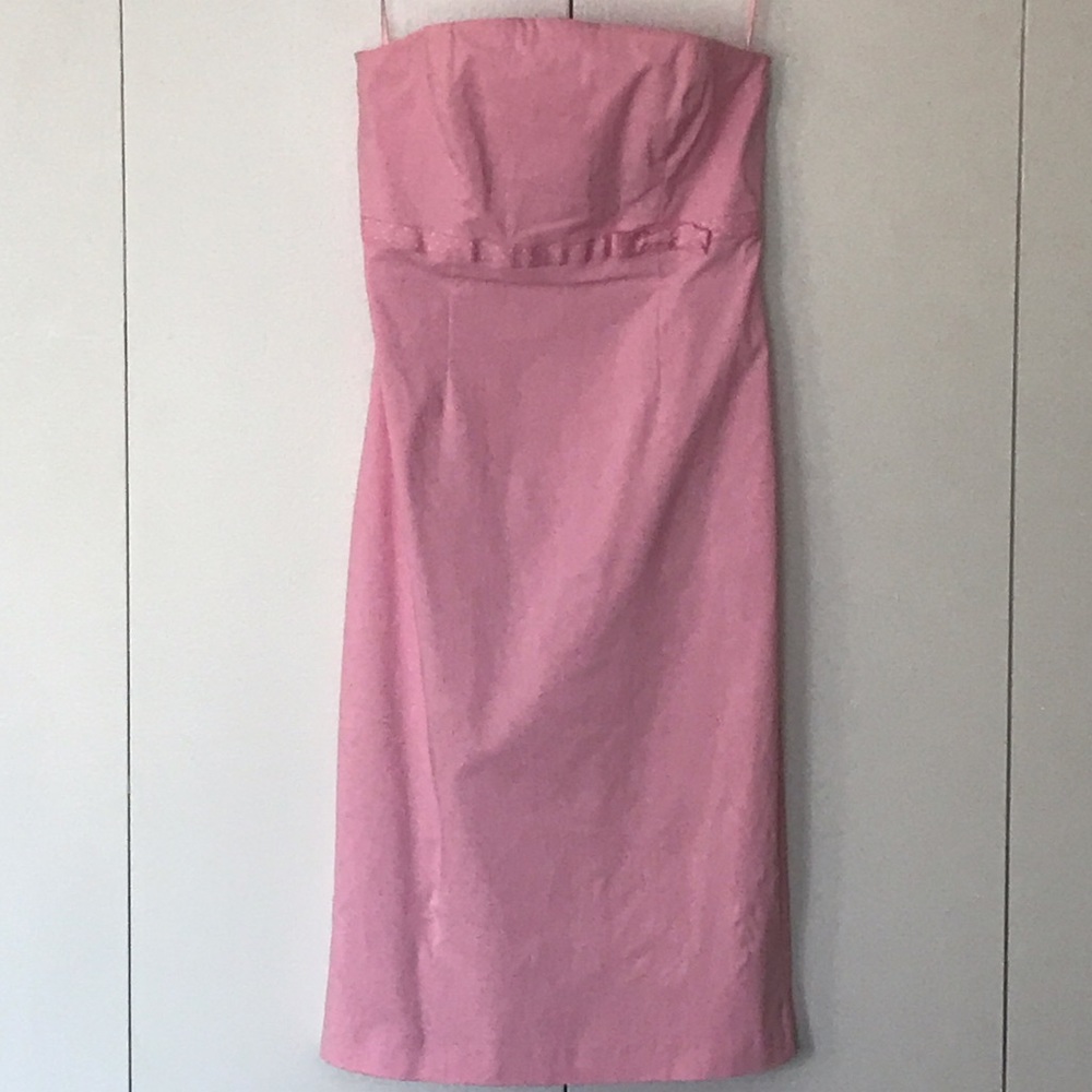 Pink Strapless Dress