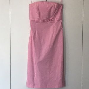 Pink Strapless Dress