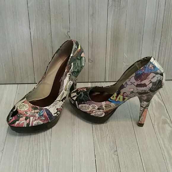 Michael Antonio Shoes - Batman Custom Comic Book Heels