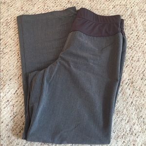Great gray maternity dress pants!