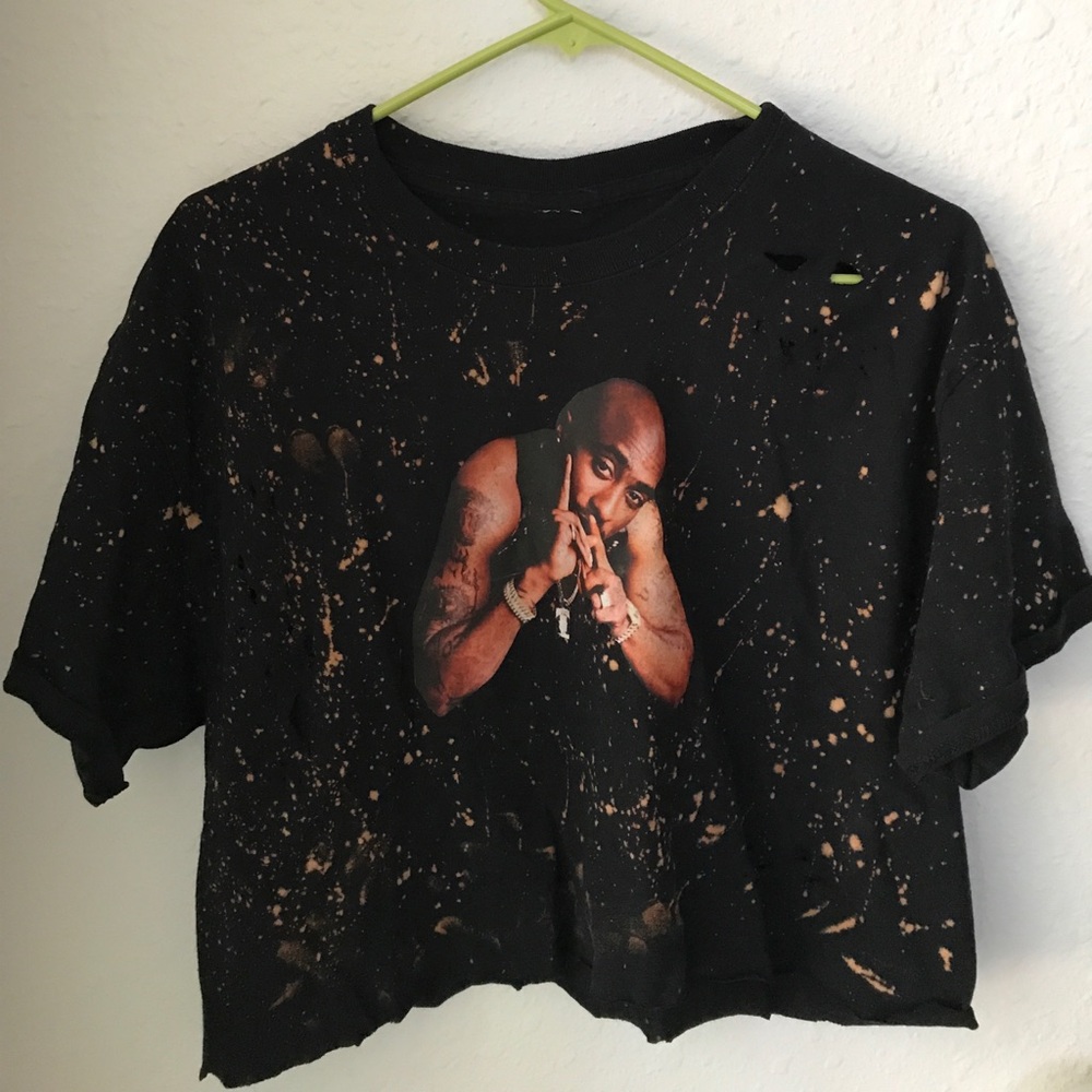 Distressed Tupac T-Shirt