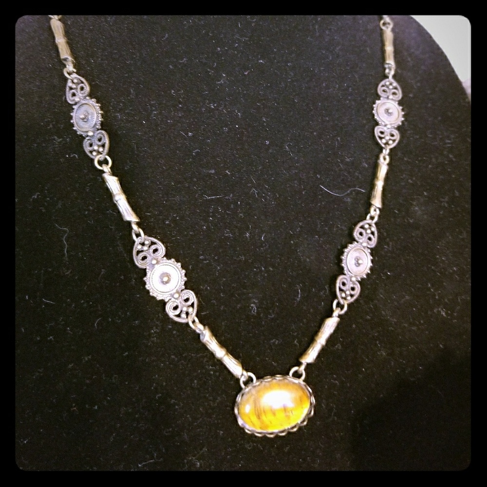 Funky single Strand Necklace