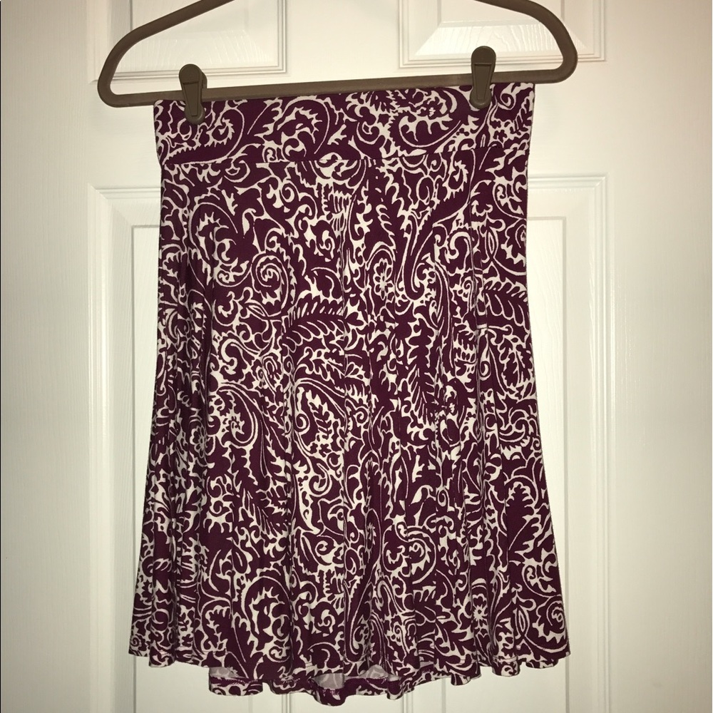 Loft multi colored skirt
