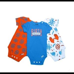 Birth #nailedit baby Onsie 3 Pack