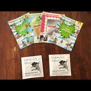 Assorted Bio Belle and Farmacy face masks