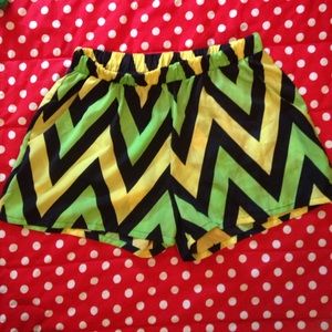 Boutique Chevron Shorts