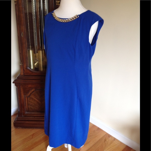 Calvin Klein Dresses & Skirts - NWT Calvin Klein Royal Blue Dress Sz14