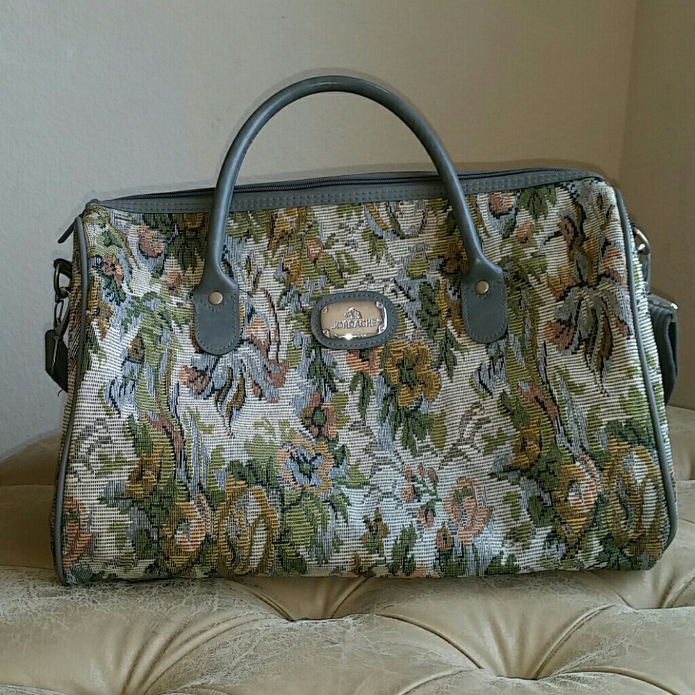 Jordache Floral Tapestry Bag
