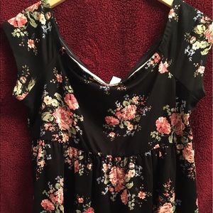 Floral Babydoll Top