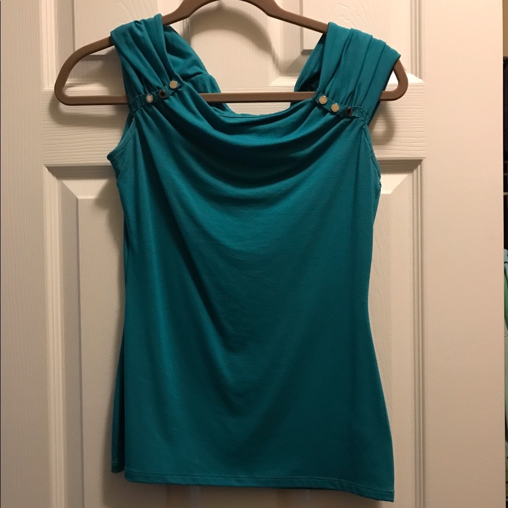 Turquoise top