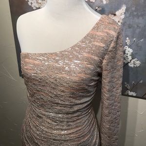 Silver and Gold Shimmer Dress