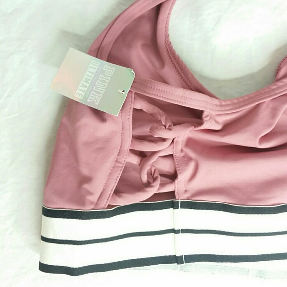 Pink VS Ultimate Unlined Sports Yoga Bralette - Picture 3 of 4