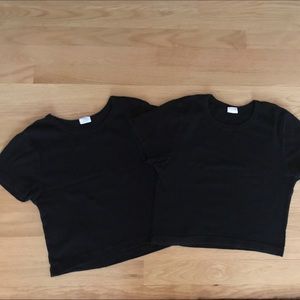 CK crop tops