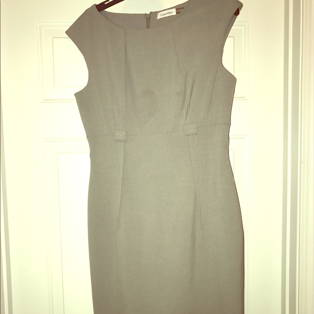 Grey Calvin Klein dress