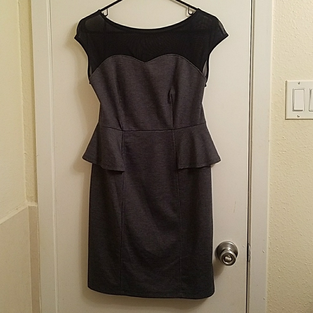 Adorable navy and white dress