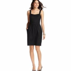 Loft Grosgrain Trim Bustier Dress