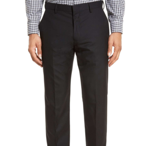 J.Crew Ludlow Flat Front Solid Wool Trousers