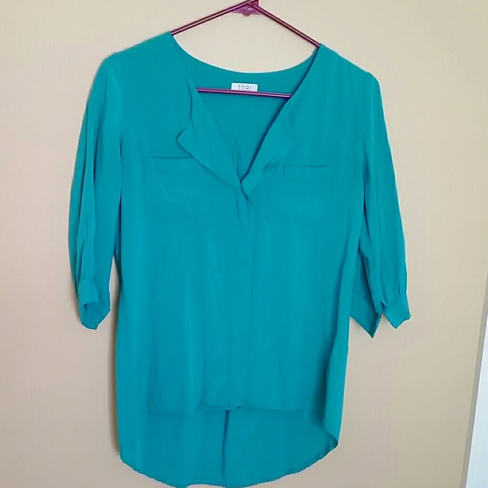 Tobi green top