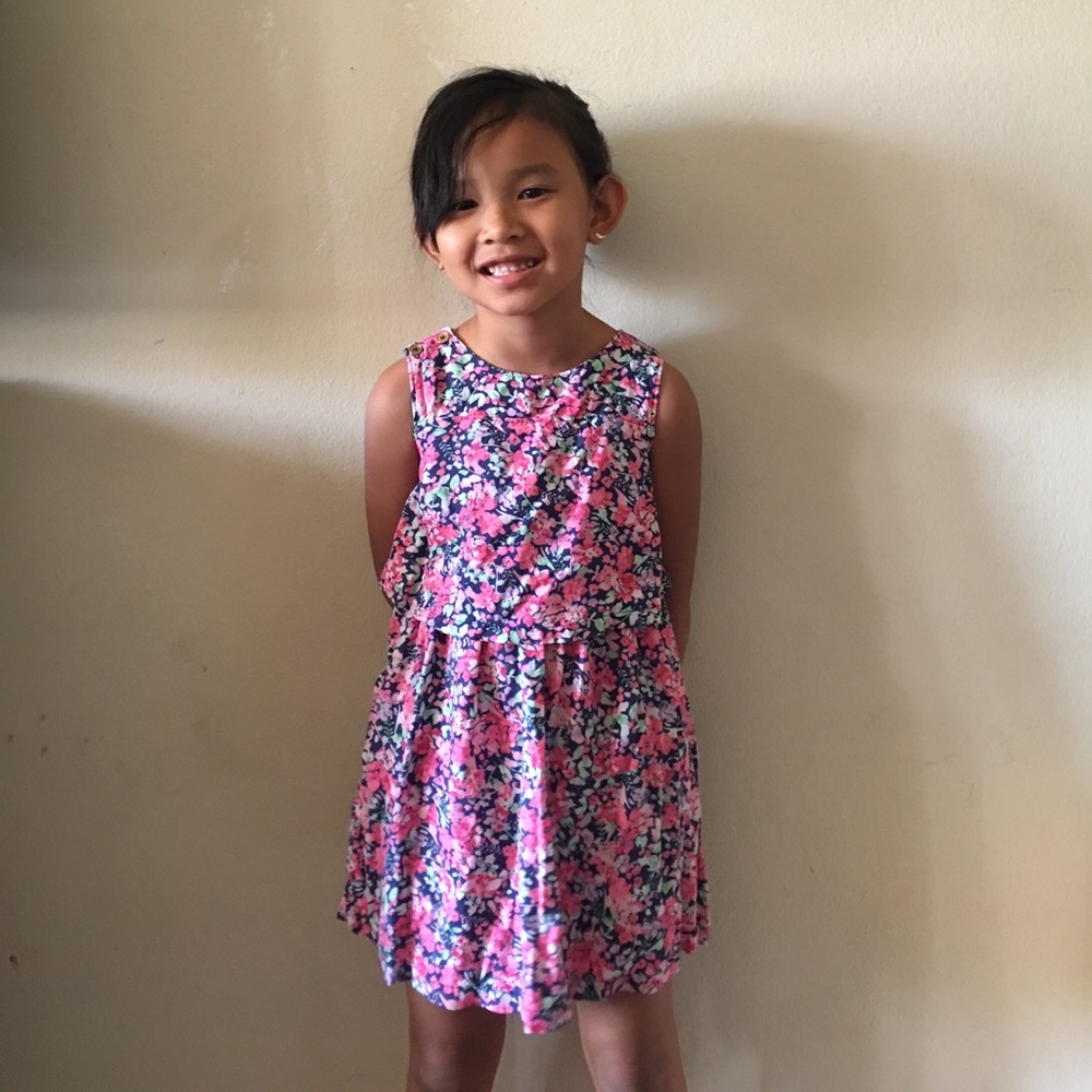 CHEROKEE FLORAL PRINT DRESS (4/5)