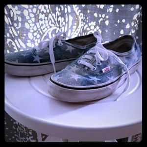 Vans denim stars