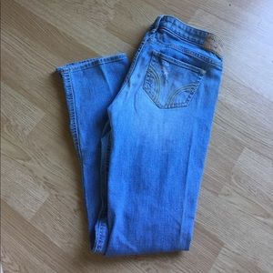 Distressed jeans