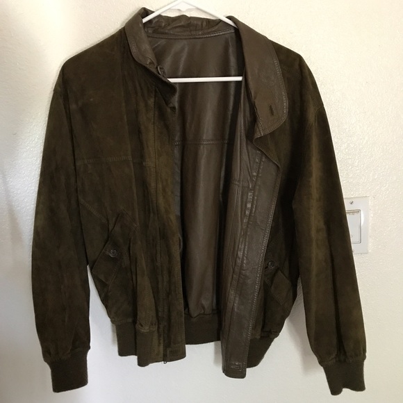 suede and leather reversible jacket - Picture 3 of 4
