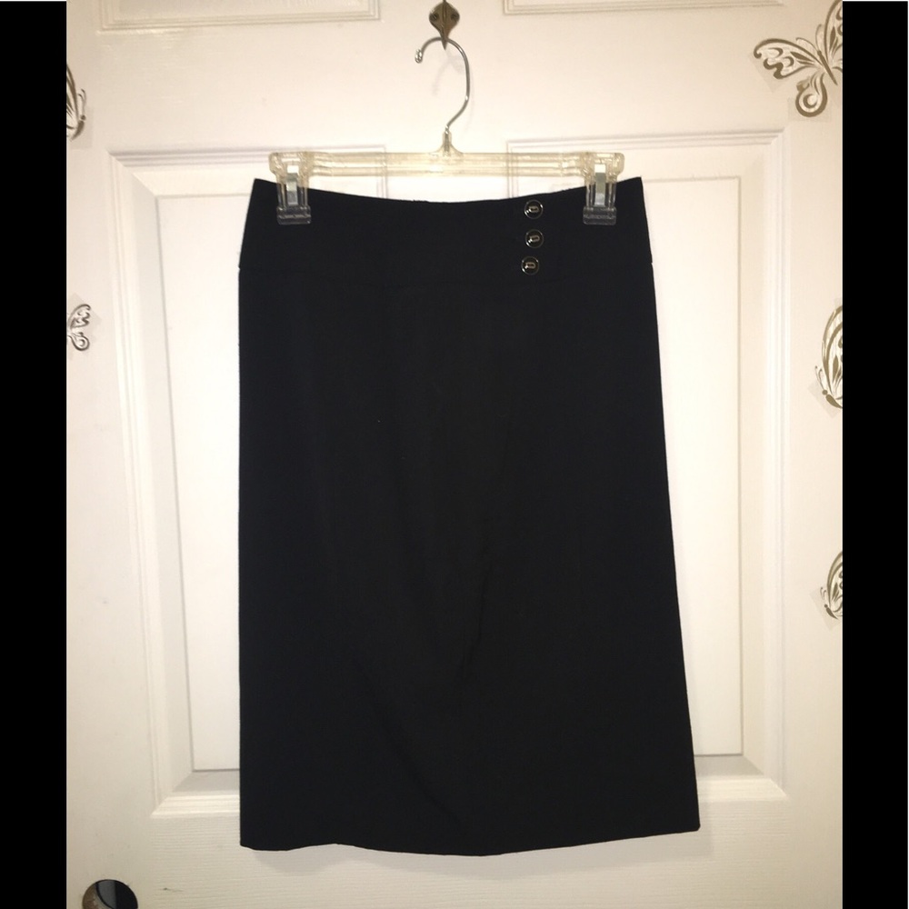White House Black Market Black Skirt