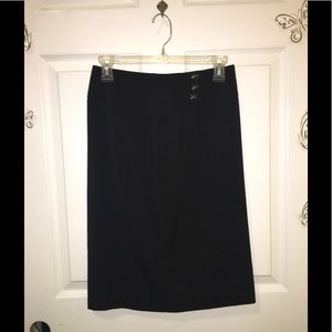 White House Black Market Black Skirt