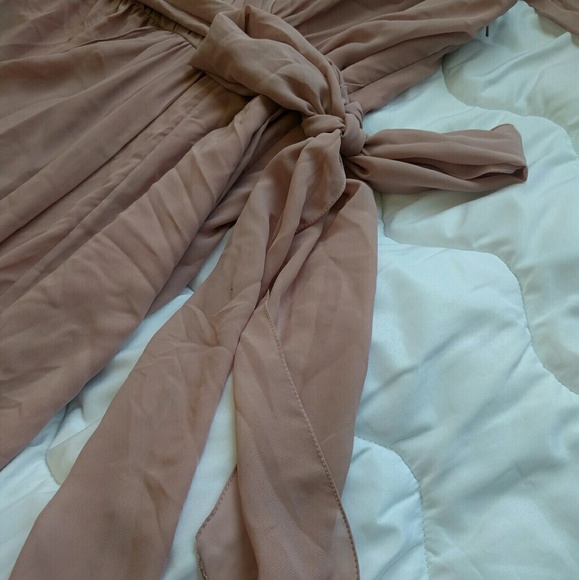 Bridesmaid Dusty Rose Dress - Picture 4 of 4