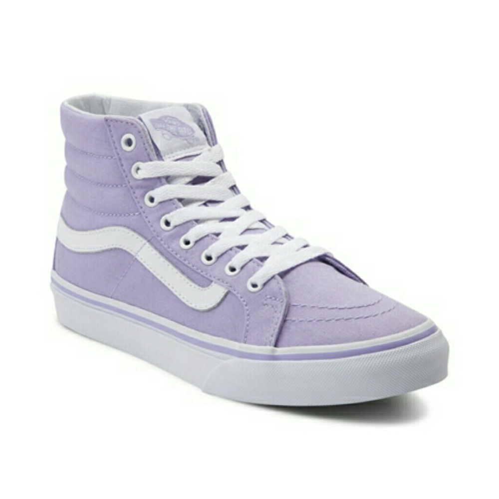Lavendar high top vans new.. Never worn..