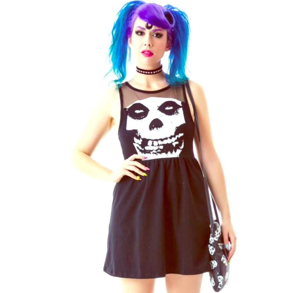 MISFITS MESH DRESS - Picture 1 of 8