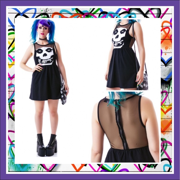 MISFITS MESH DRESS - Picture 2 of 8