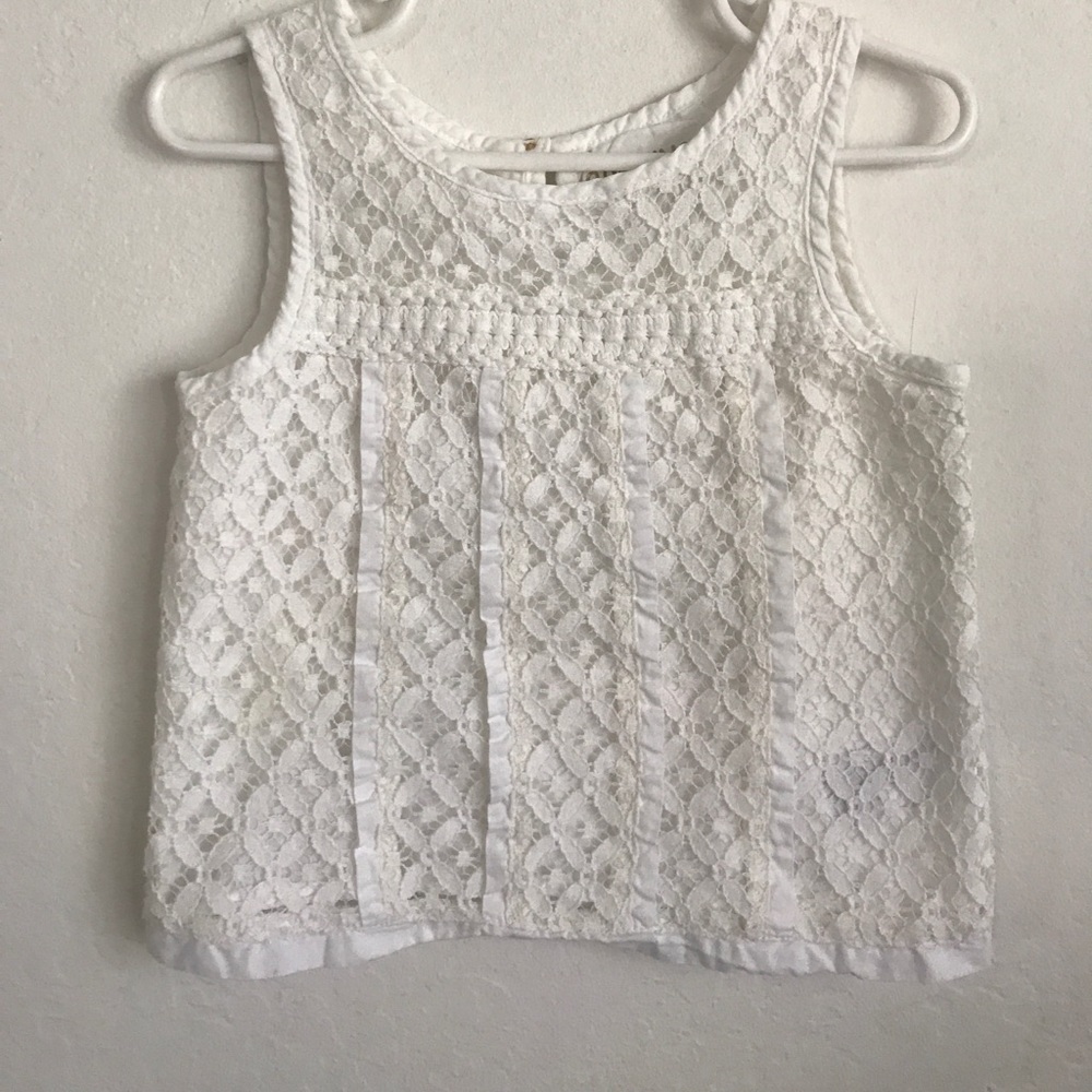 Lace tank top