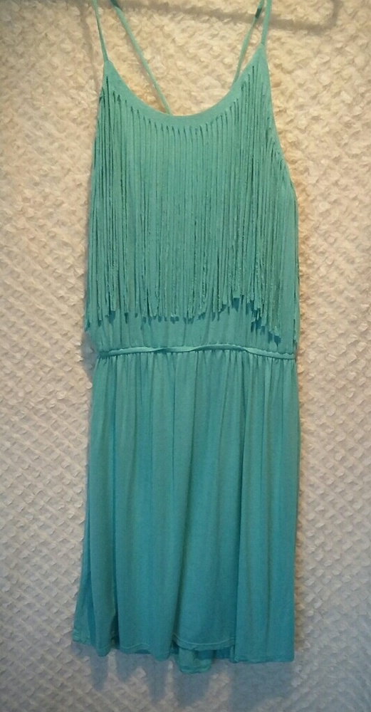 Cute fringe dress with the back