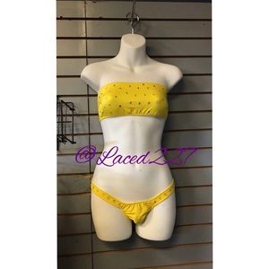 2 piece thong  with tube top