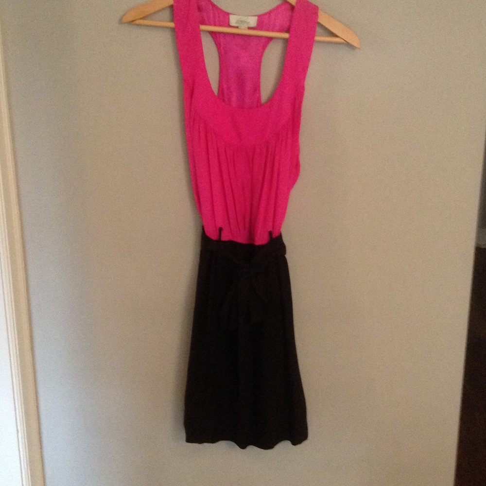 Colorblock Belted Dress