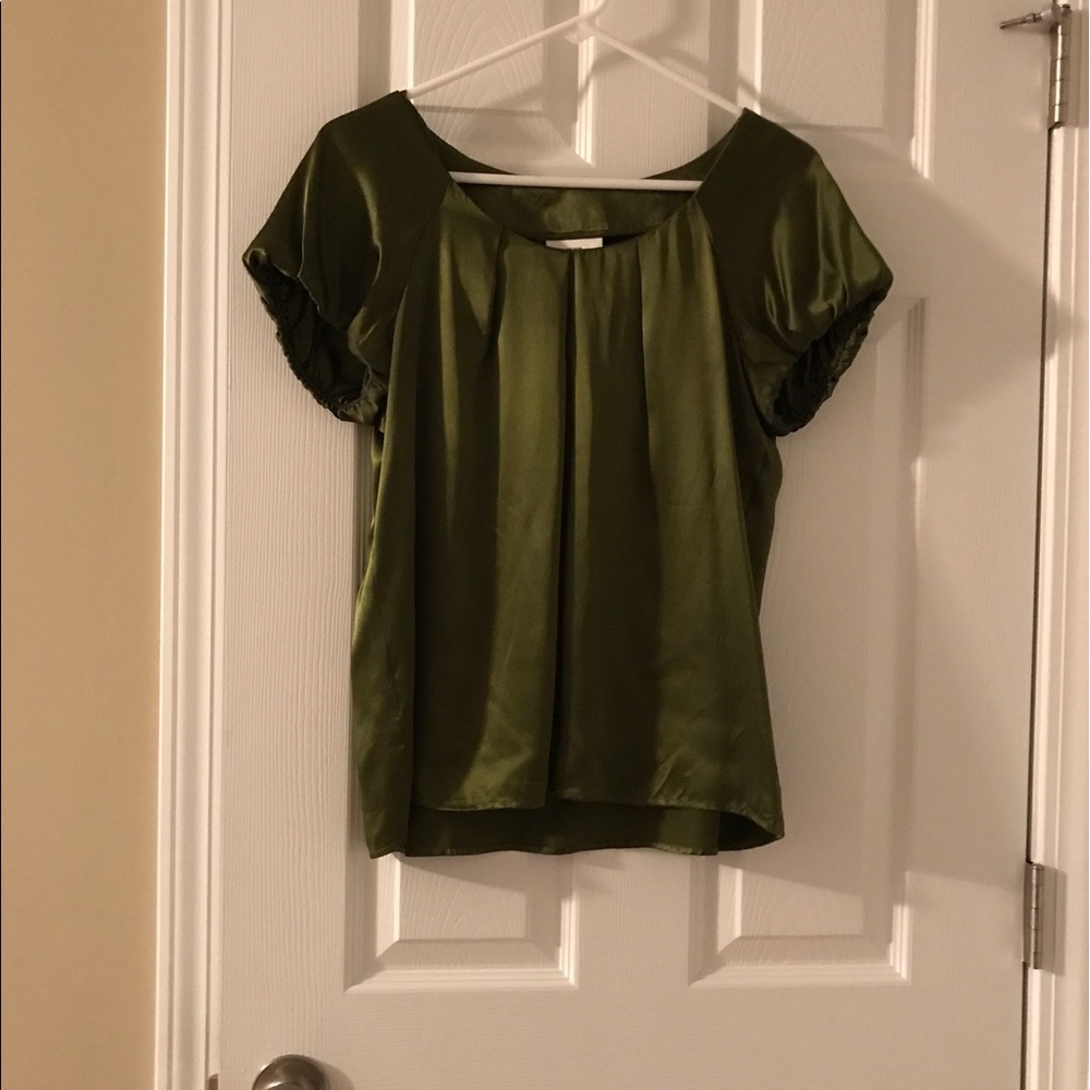 Green blouse