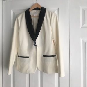 Off White and Black Blazer.