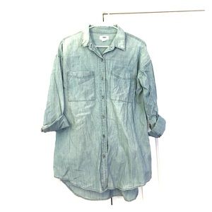 Women's chambray tunic