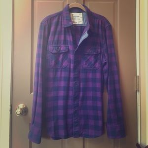 American Eagle Gingham Work Shirt