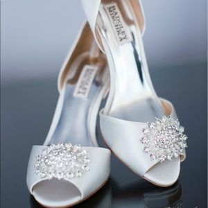Badgley Mischka wedding heels
