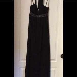 Empire waist black formal