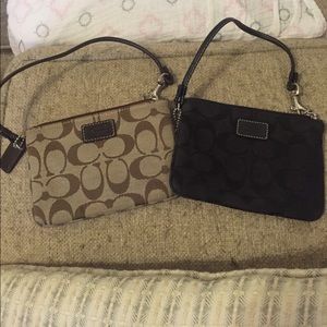 Coach wristlets