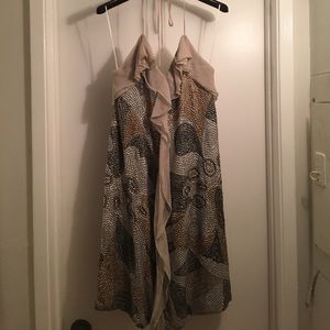 Sequin silk dress