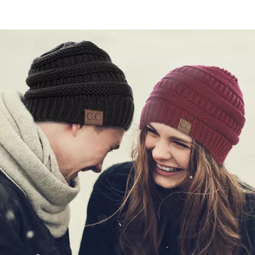 Gray knit Cap, Unisex