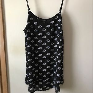 Torrid tunic sheer tank top