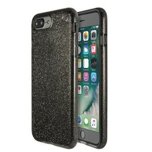 IPhone Speck 7 Plus  case. Black Glitter
