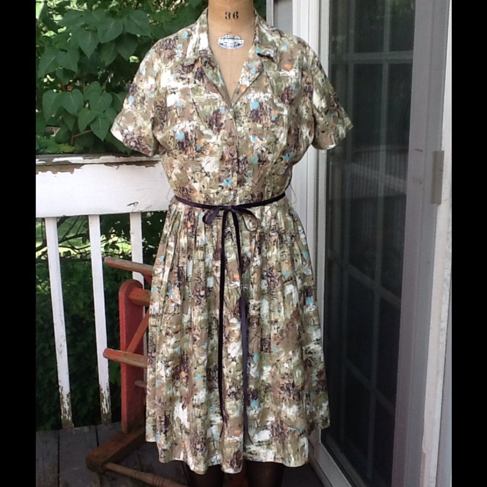 VTG 1950s LUCY/Mad Men Day Dress